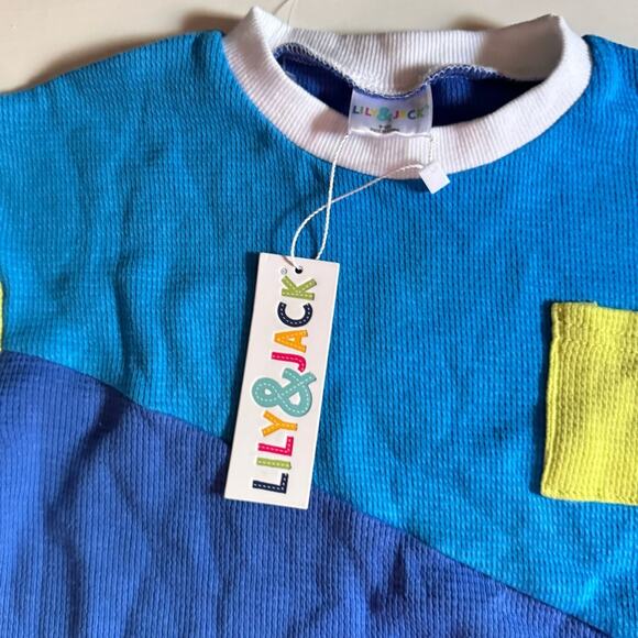 Lily & Jack Baby Boy Three Piece Shirt Shorts & Hat Matching Set  NWT Sz 9-12M - Picture 5 of 13